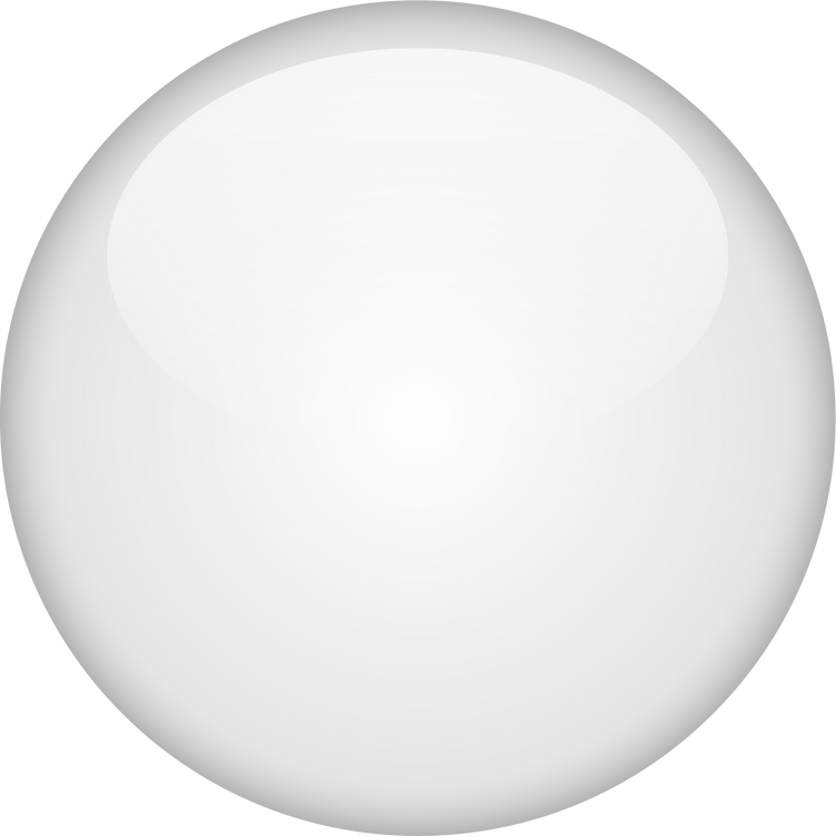 White Button Flat Vector